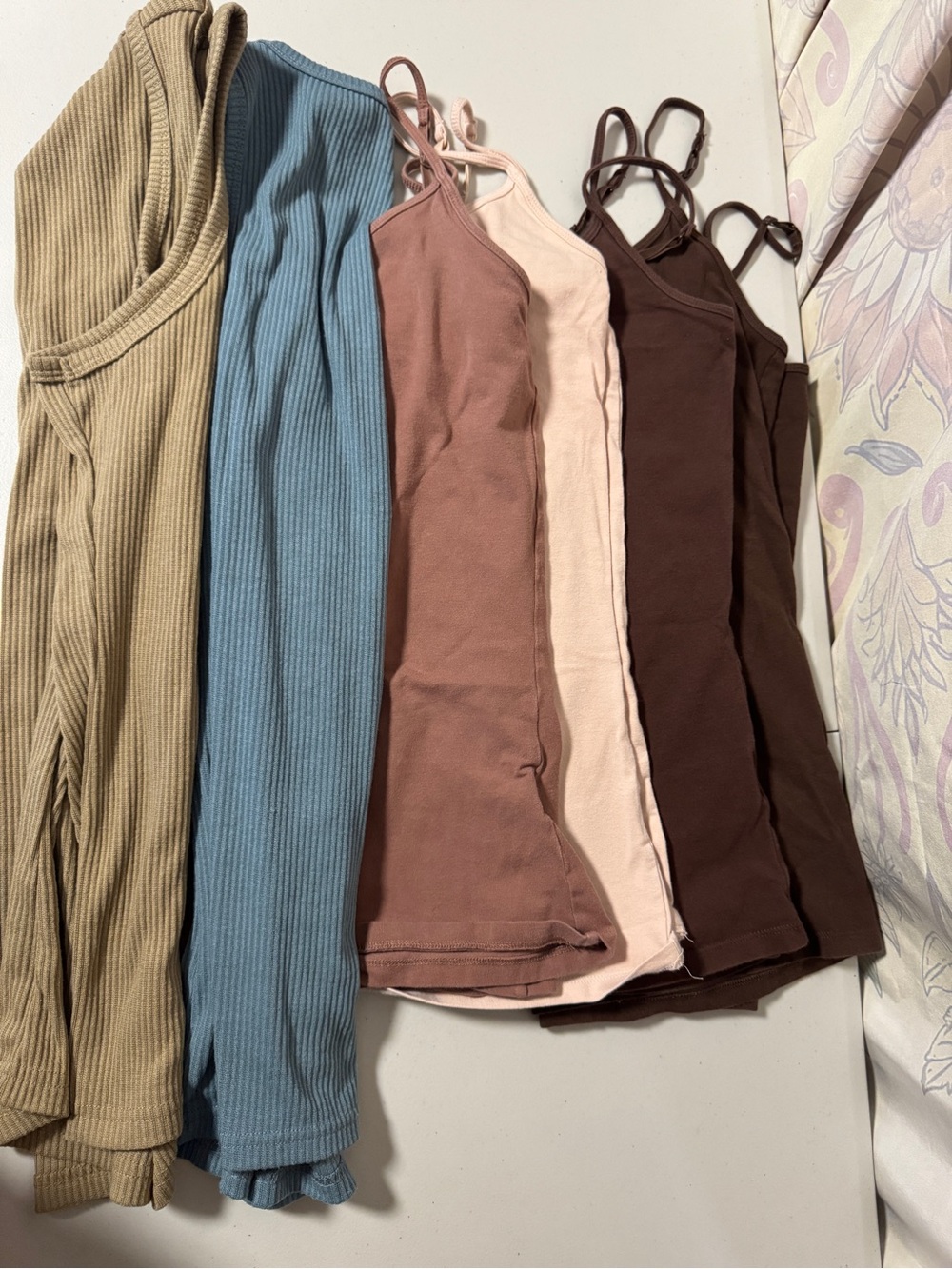 Neutral & Dusty Toned Tank Tops and Cami Bundle